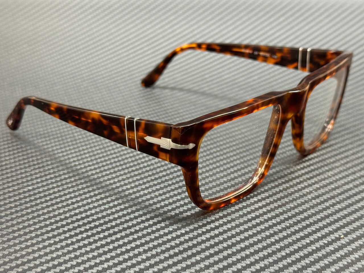 Persol Po3348V 24 Brown Havana Unisex 55 Mm Eyeglasses