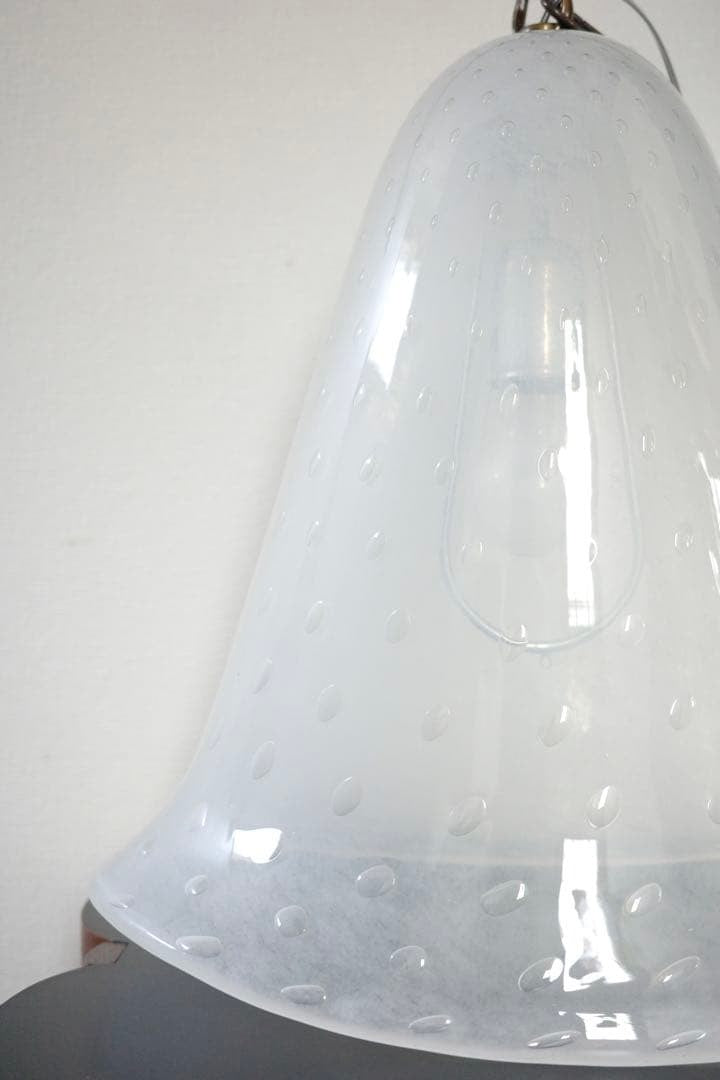 Barovier & Toso Murano Glass Pendant Lamp  1960S-70S Italian Mid-Century Light