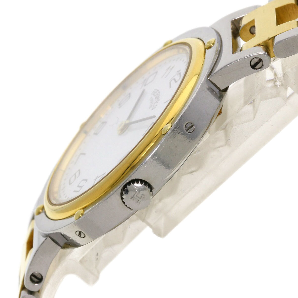 HERMES Clipper Old Belt Watches  Stainless