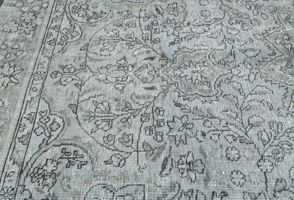 6'7X9 ft Antique Overdyed Distressed Vintage