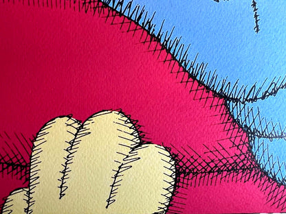 Kaws Lithograph Coa Numbered Limited Certified Mori Museum 200Ex