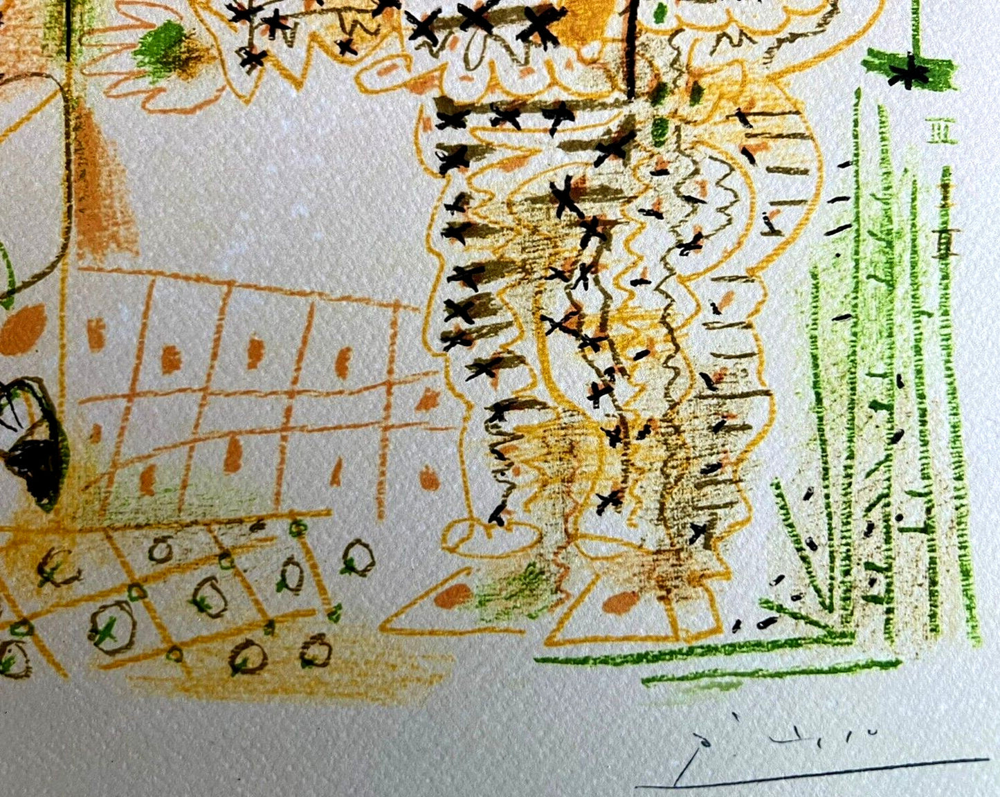 Pablo Picasso Lithograph Coa Signed Numbered By Hand Certified 180 Copies #