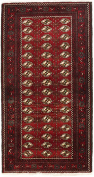 3'6X6'9 ft Handmade Wool Tribal Oriental Rug