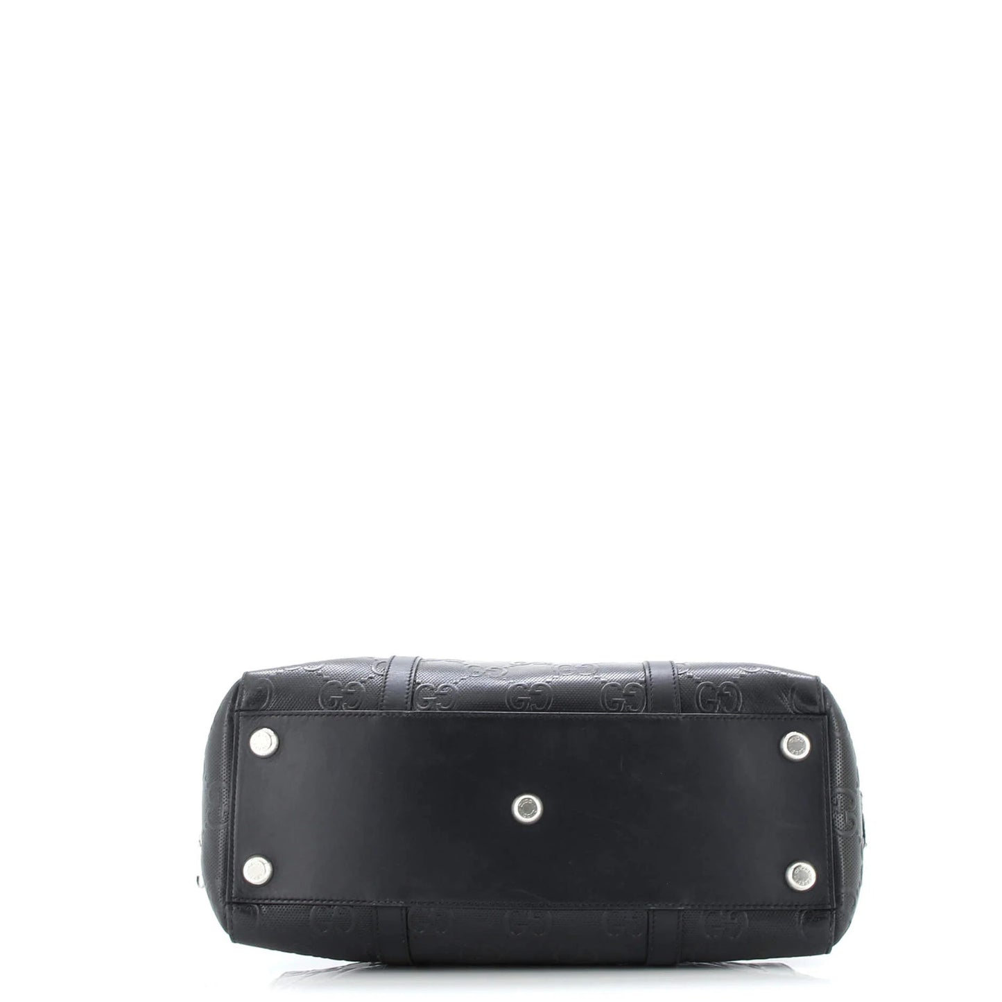 Gucci Tote Bag Gg Embossed Perforated Leather