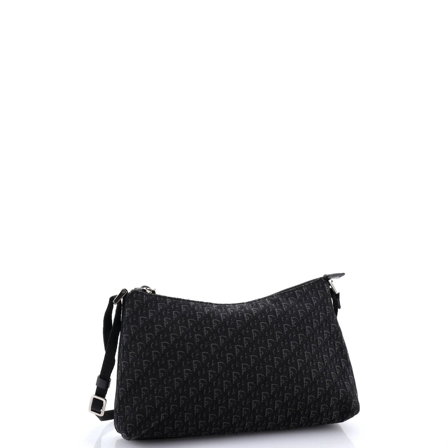 Christian Dior Vintage Trotter Pochette Shoulder Bag Diorissimo Canvas Small