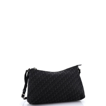 Christian Dior Vintage Trotter Pochette Shoulder Bag Diorissimo Canvas Small