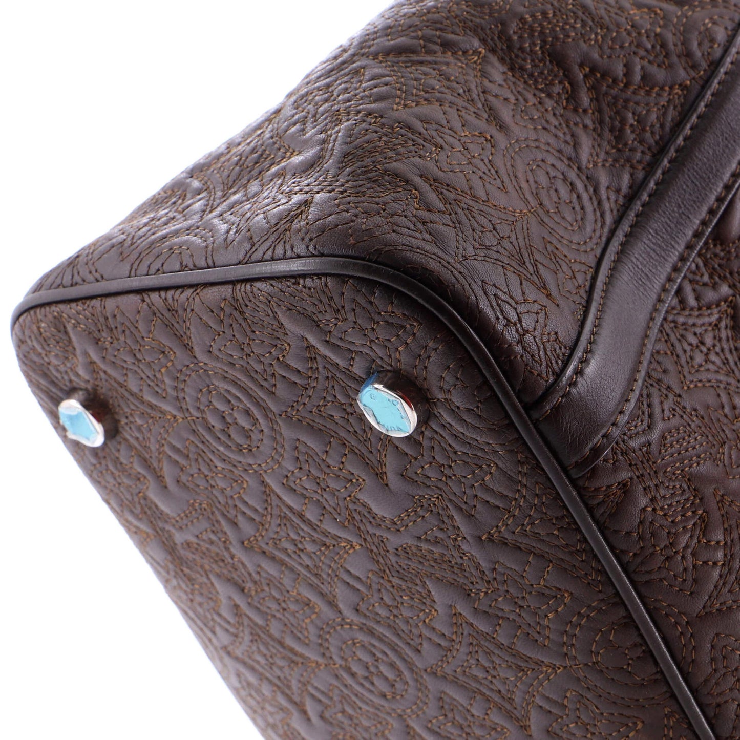 Louis Vuitton Antheia Ixia Handbag Leather Mm