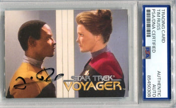 Tim Russ 1995 Star Trek Voyager #39 Psa Authentic Auto Card