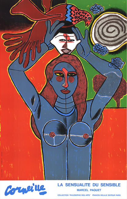 Pierre Corneille La Sensualite Du Sensible " Serigraph Contemporary