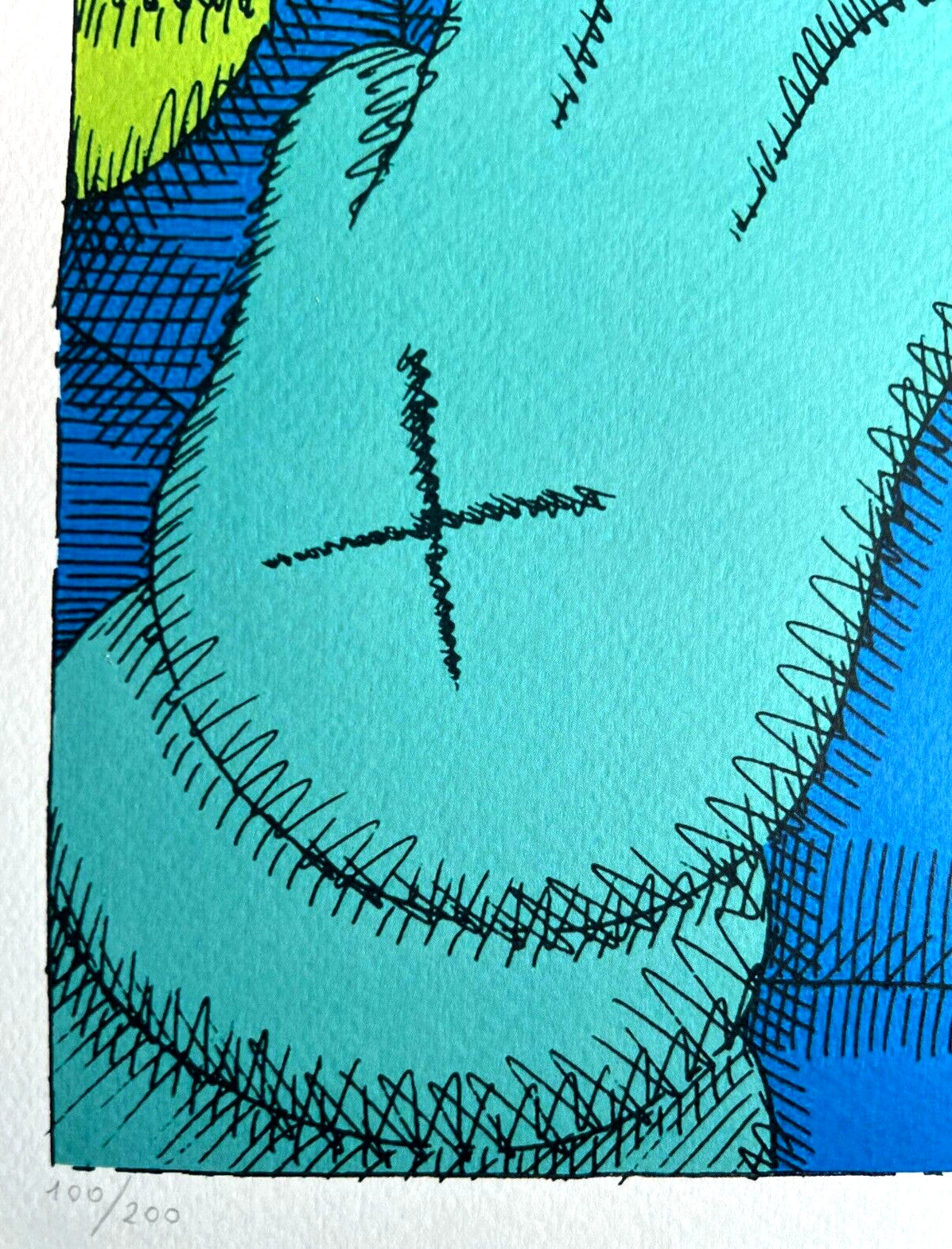 Kaws Lithograph Mori Art Museum Coa Numbered Limited Edition 200 Ex