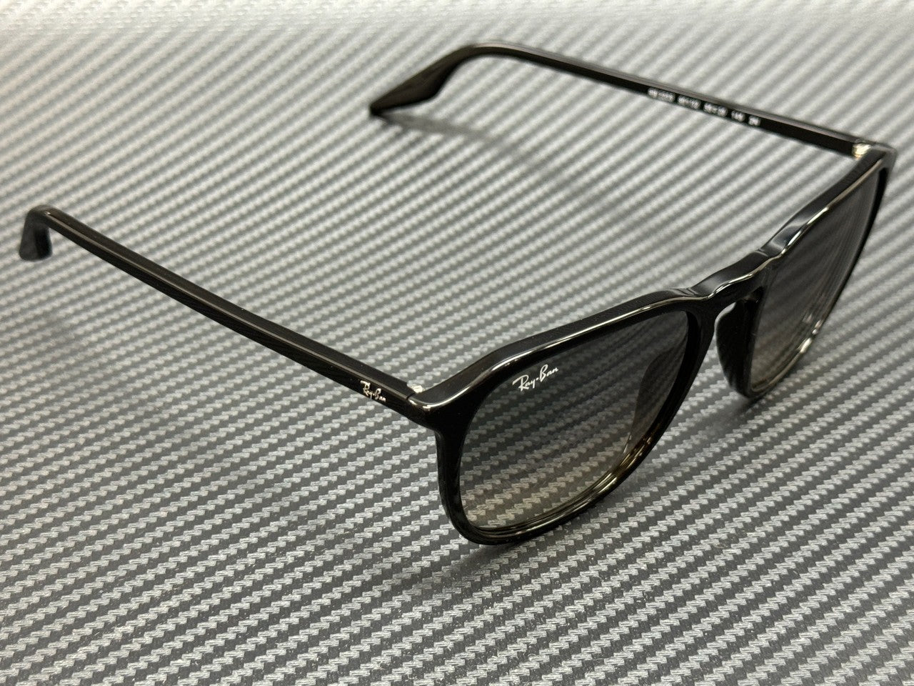 RAY BAN RB2203 901 32 Black Grey Gradient Unisex 55 mm Sunglasses
