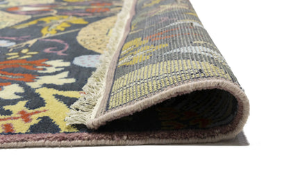 One-Of-A-Kind Birds Design Chobi Oriental Rug