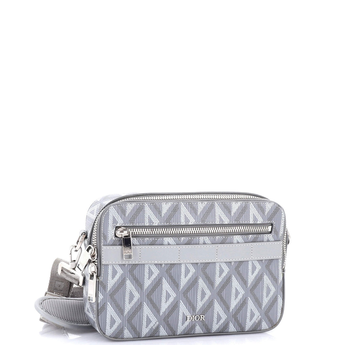 Christian Dior Safari Messenger Bag Cd Diamond Coated Canvas