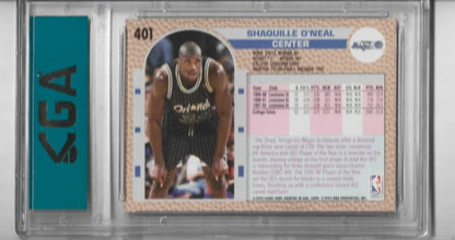 Shaquille O'Neal 1992-93 Fleer #401 Rookie (Cga Grade Mint 9) Card