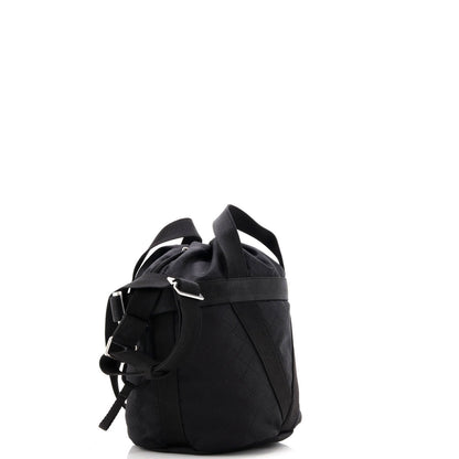 Bottega Veneta Convertible Drawstring Bucket Bag Intrecciato Effect Jacquard