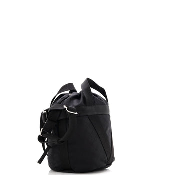 Bottega Veneta Convertible Drawstring Bucket Bag Intrecciato Effect Jacquard