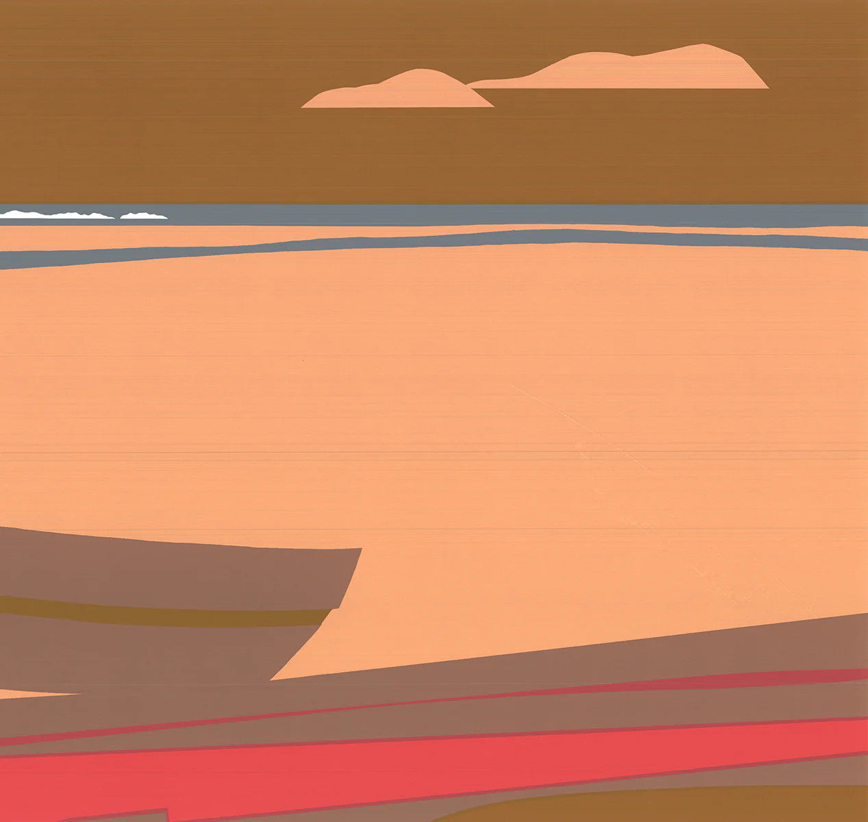 Jan Roy Cape Cod Coast " Serigraph Contemporary