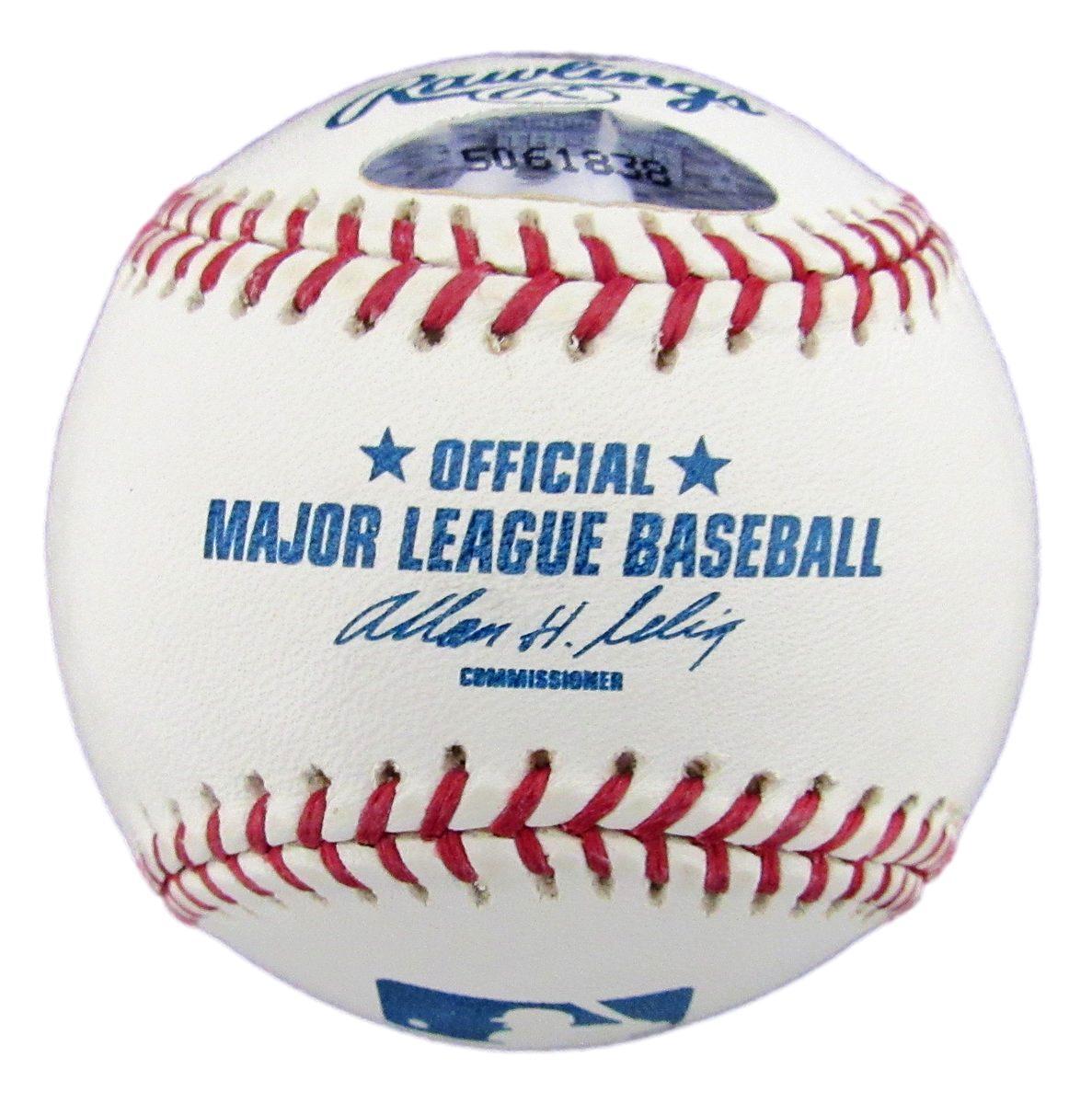 Herb Score Signed/Inscr "Roy 55" Oml Baseball Cleveland Indians Tristar 192321