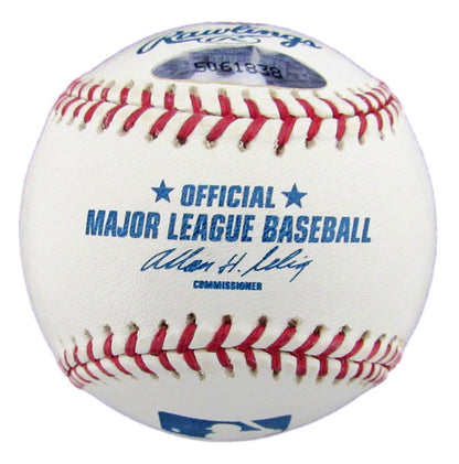 Herb Score Signed/Inscr "Roy 55" Oml Baseball Cleveland Indians Tristar 192321