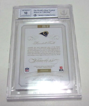 Marshall Faulk 2015 Flawless 3-Clr Game  Dual