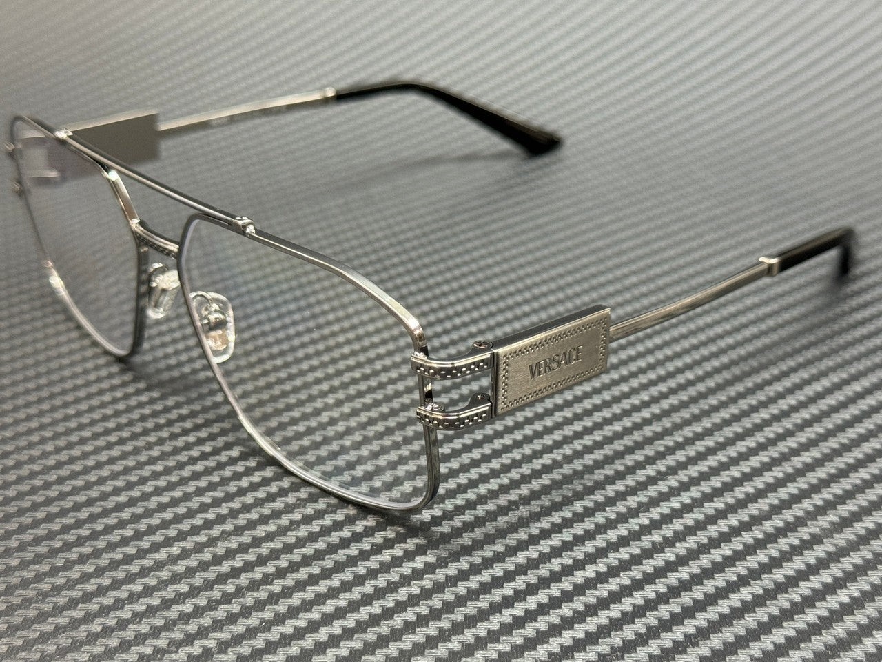 Gunmetal Men's 1001 57 Versace Ve1302 Eyeglasses
