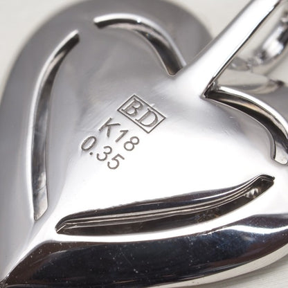 Kashikey Pendant Diamond 0.35Ct Motif Heart 18K