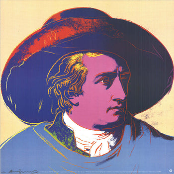 Andy Warhol Goethe Red And Black (Sm) 