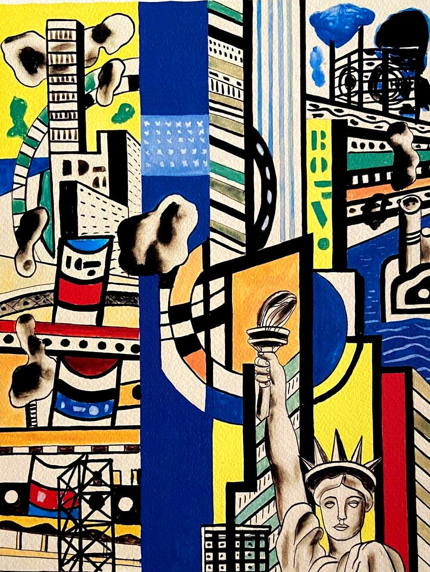 Fernand Lger Lithograph Coa Moma Museum Numbered By Hand Signed Limited