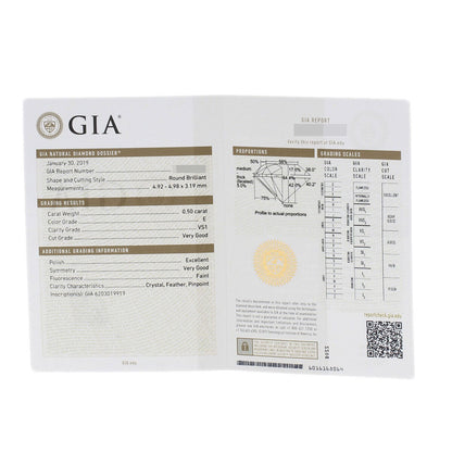 Graff   Ring Legacy Round Diamond E-Vs1-Vg-F
