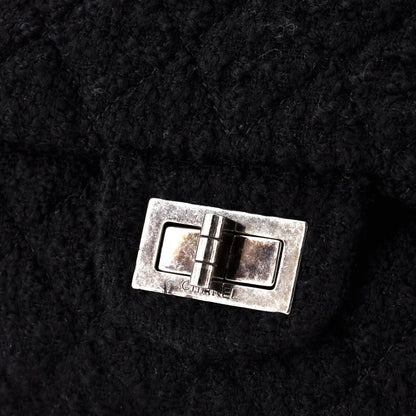 Chanel Easy Reissue Messenger Flap Bag Quilted Tweed Large