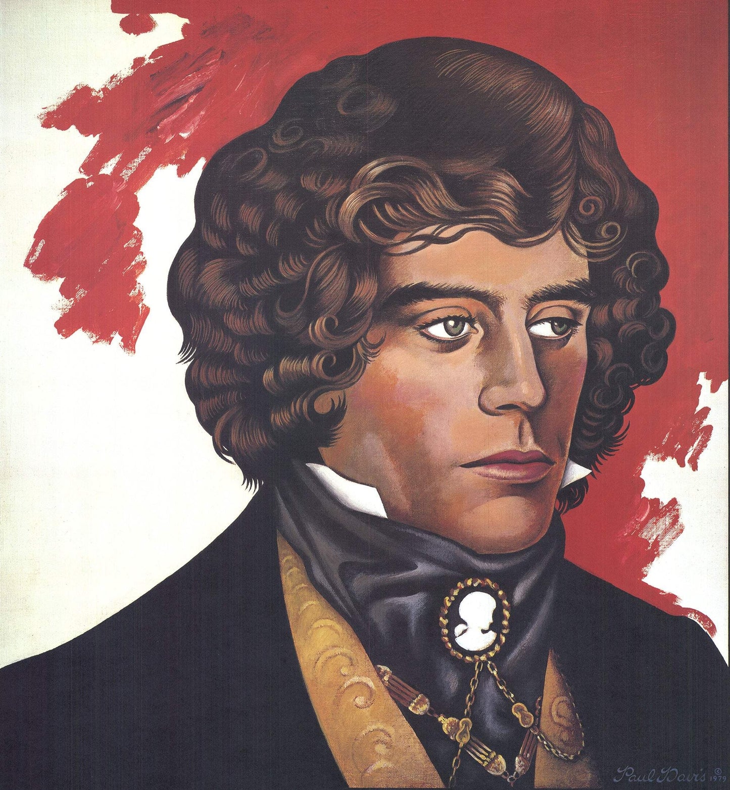 Paul Davis Disraeli: Portrait Of A Romantic " Offset Lithograph Con