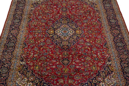 Large Hand-Knotted Vintage Oriental Rug