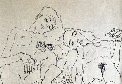 Egon Schiele Lithograph C