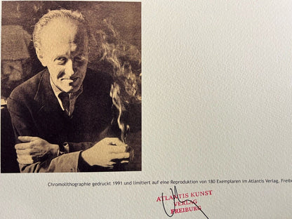 Victor Brauner Lithograph ( Signed Coa) Numbered In Pencil 180Ex