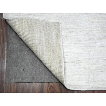 6'X9' Olympus White Modern Peshawar Hand Knotted 100% Wool Oriental Rug