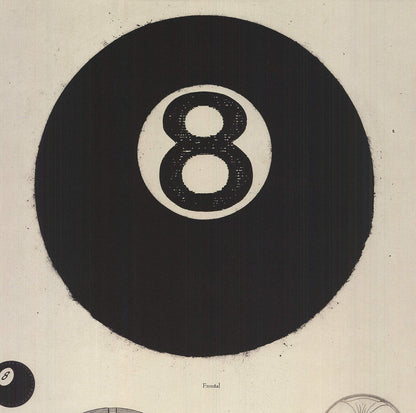 Donald Sultan Eight Ball " Offset Lithograph