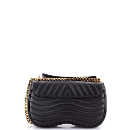 Louis Vuitton New Wave Chain Bag Quilted Leather Mm