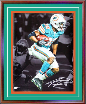 Kenyan Drake Autographed Framed 16X20 Blackout Photo (Jsa)
