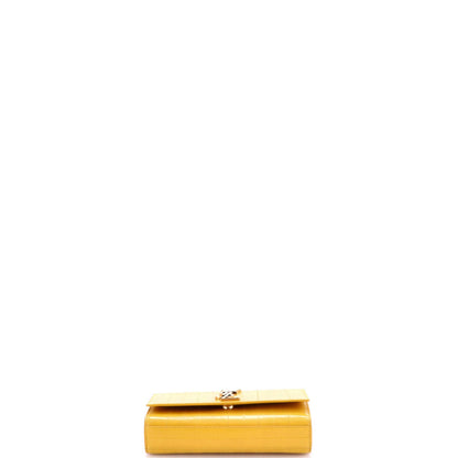 Saint Laurent Classic Monogram Crossbody Bag Eel Skin Small