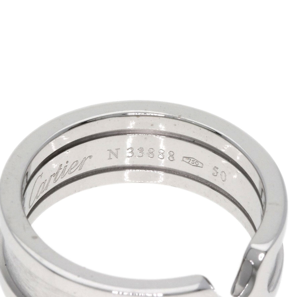 Cartier   Ring C2 Ring # 50 K18 White Gold