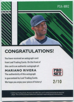 Mariano Rivera 2024 Leaf Collective Pro Set