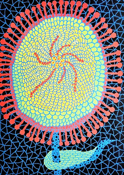 Yayoi Kusama, Lithograph Mori Art Museum Coa Numbered Certified