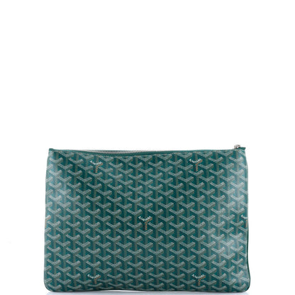 Goyard Senat Zip Pouch Coated Canvas Gm