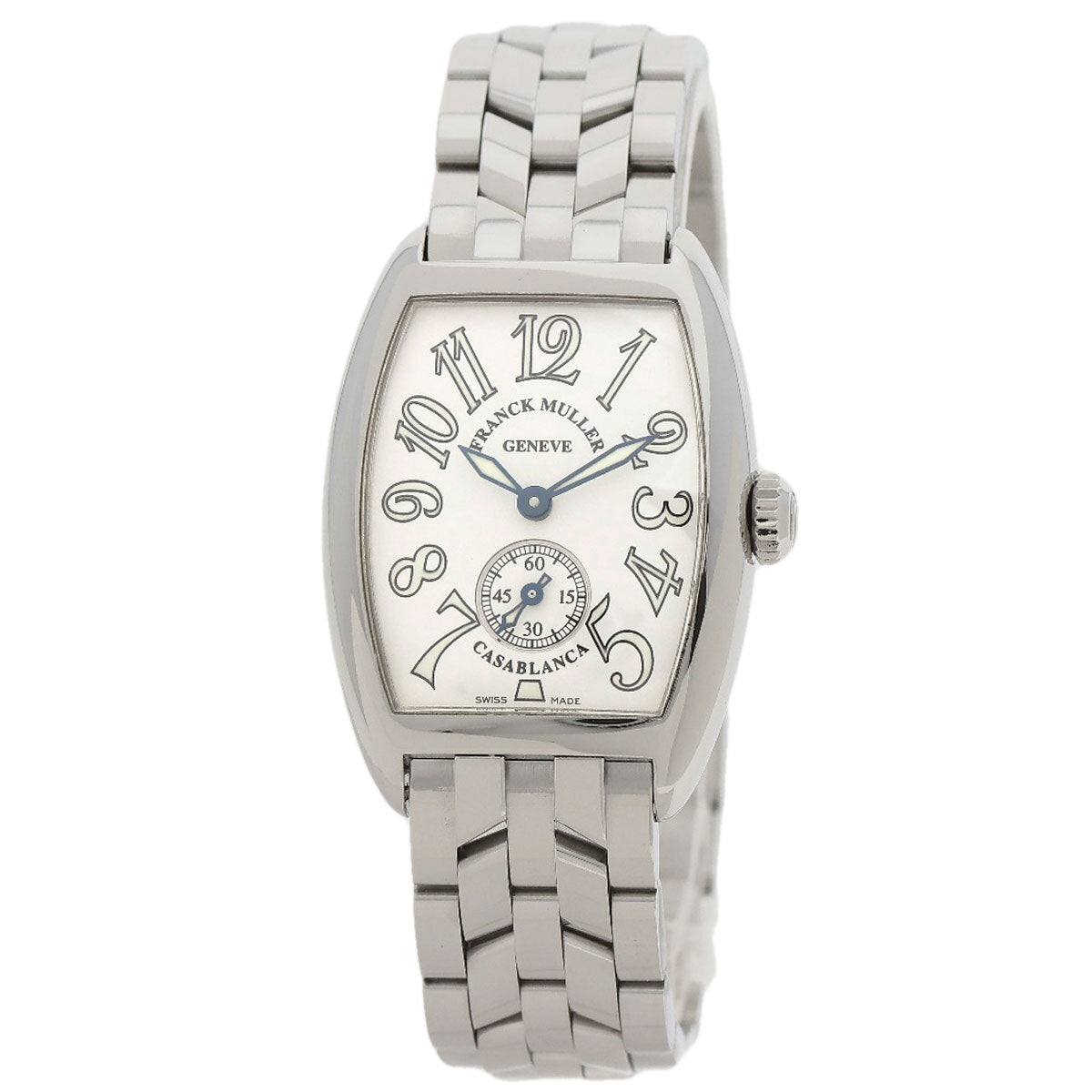 Franck Muller Tonneau Curvex Watches 1750S6 Stainless Steel/Stainless Steel ...