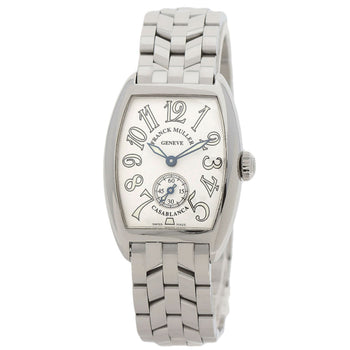 Franck Muller Tonneau Curvex Watches 1750S6 Stainless Steel/Stainless Steel ...