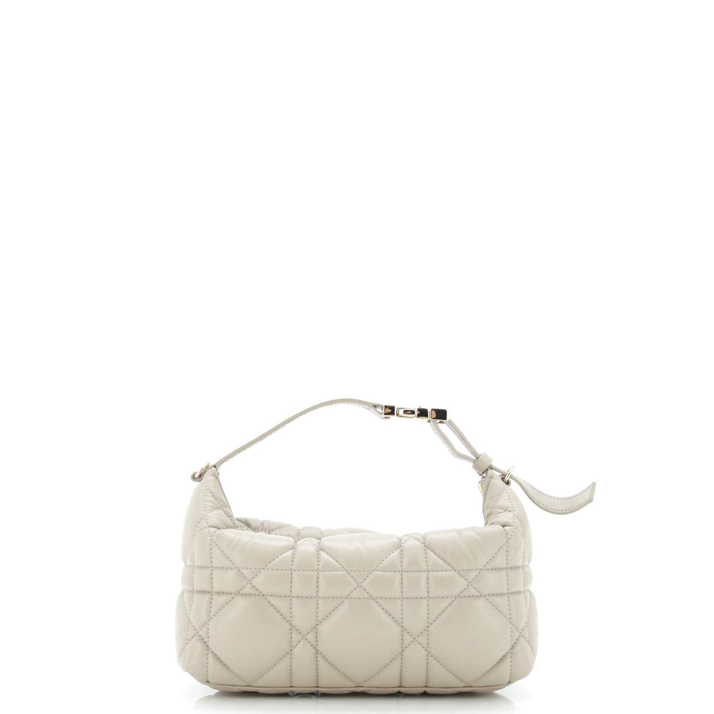 Christian Dior Diortravel Nomad Pouch Macrocannage Quilt Calfskin Medium