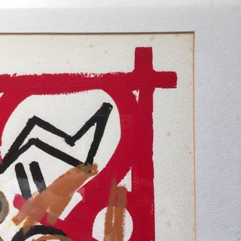 silkscreen Jean Michel Basquiat THOR Thunder God