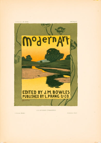 Modern Art (1896)  Arthur Wesley Dow  Les Affiches Trangres Plate