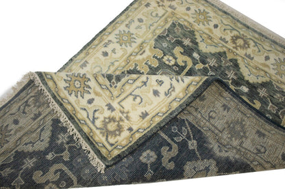 4X6 Ft Handmade Oriental Rug Floral Classic