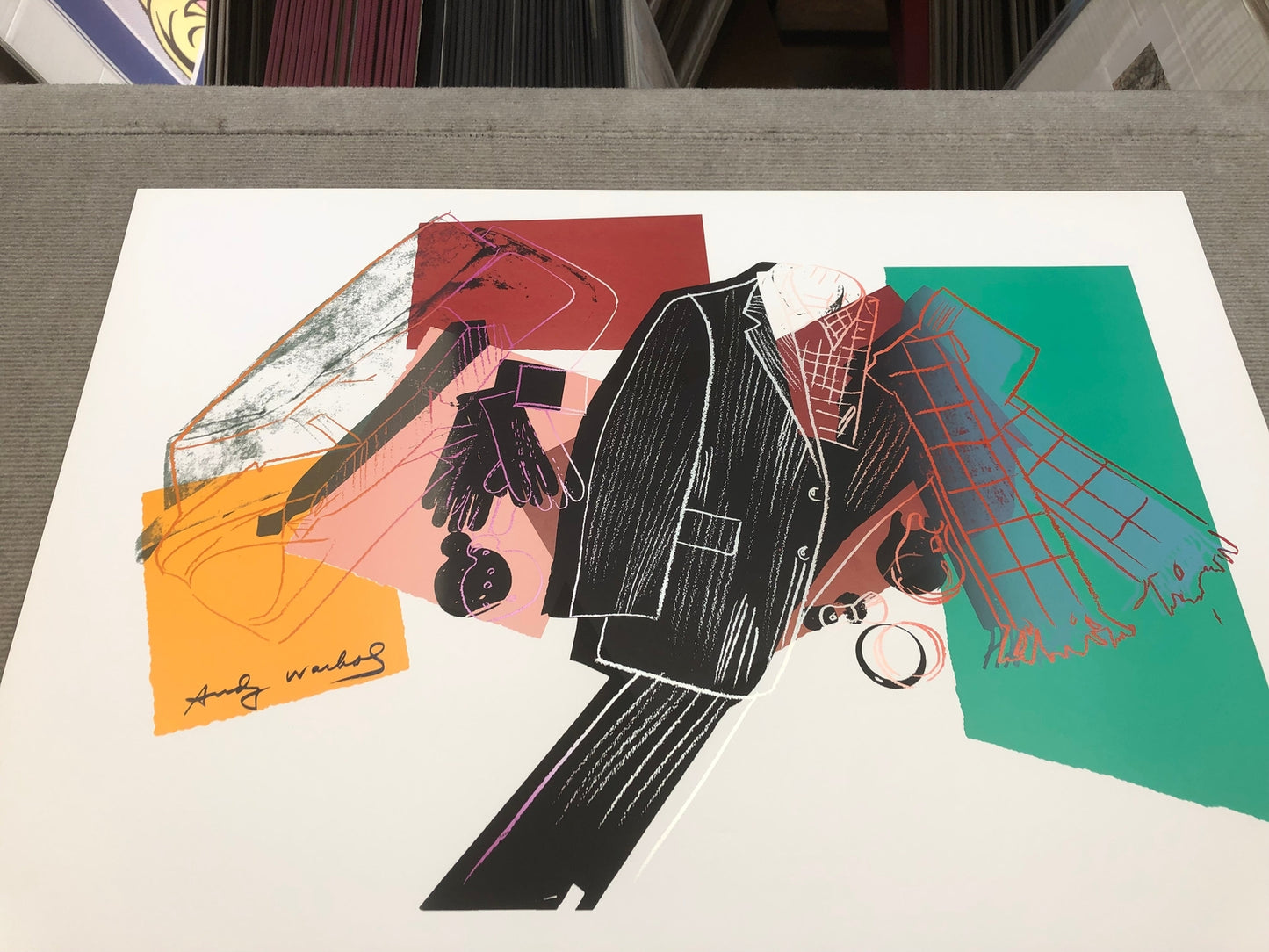 Andy Warhol Halston Advertising Campaign Poster " Serigraph Po